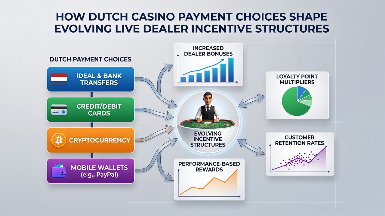 Grafiek van betalingskeuzes en live dealer bonus trends in Nederland